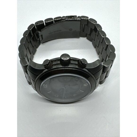 Michael Kors Runway MK8157 Men Michael Kors Runway MK8157 Men\'s Stainless Steel Analog Black Dial Watch JNA776